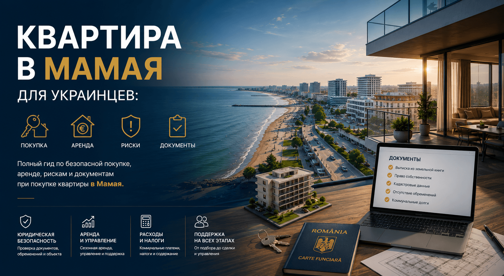 Квартира в Мамая для украинцев покупка аренда риски и документы