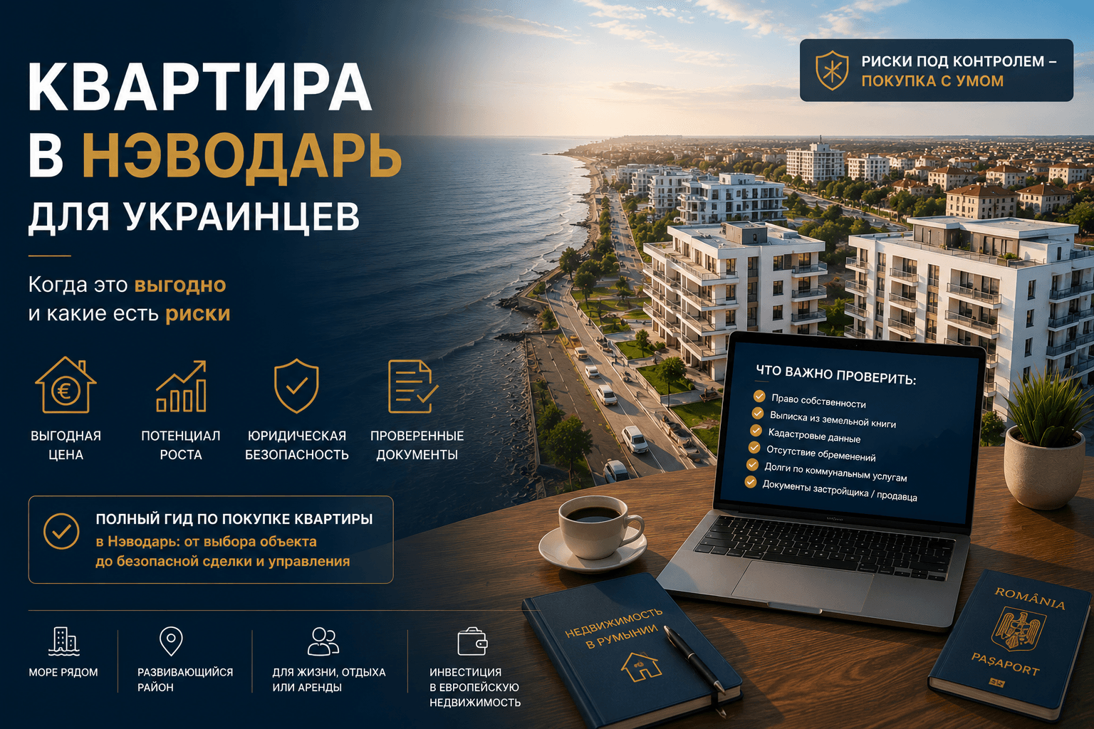 Квартира в Нэводарь для украинцев когда это выгодно и какие есть риски?