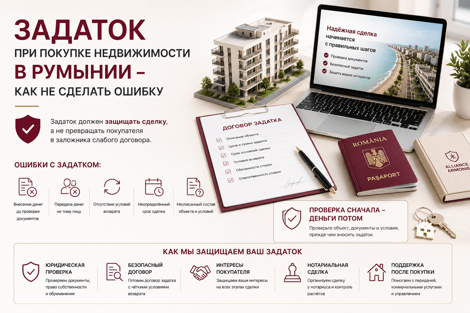 Задаток при покупке недвижимости в Румынии как не сделать ошибку