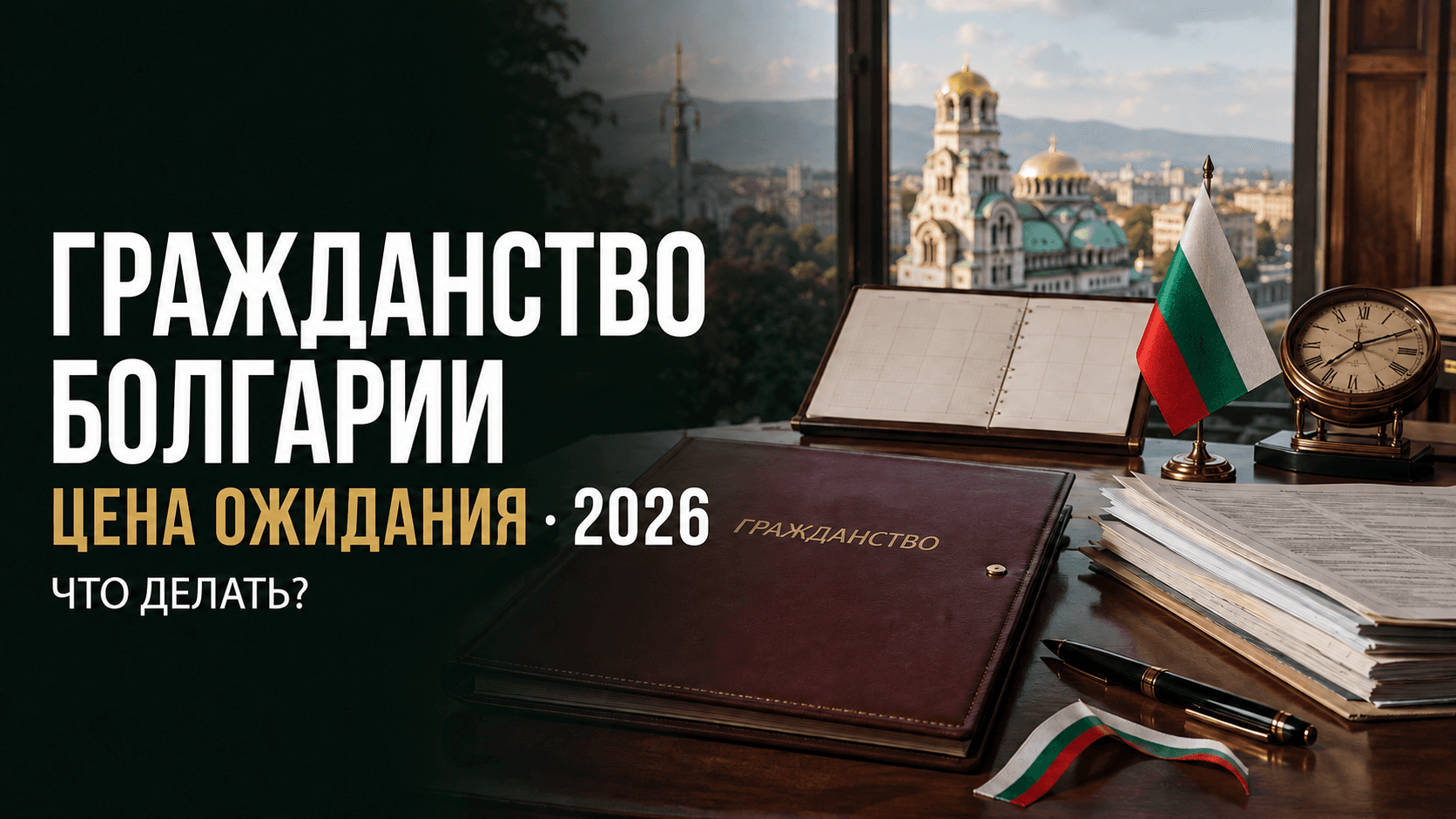 Гражданство Болгарии в 2026 году: почему ожидание стоит дороже, чем вы думаете, и что с этим делать
