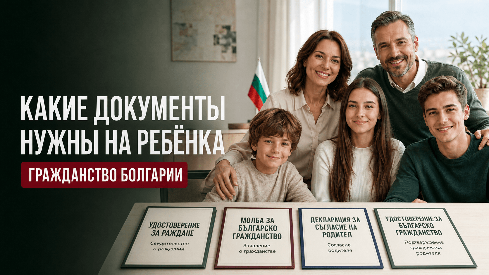 Гражданство Болгарии для детей в 2026 году: как передать право ребёнку
