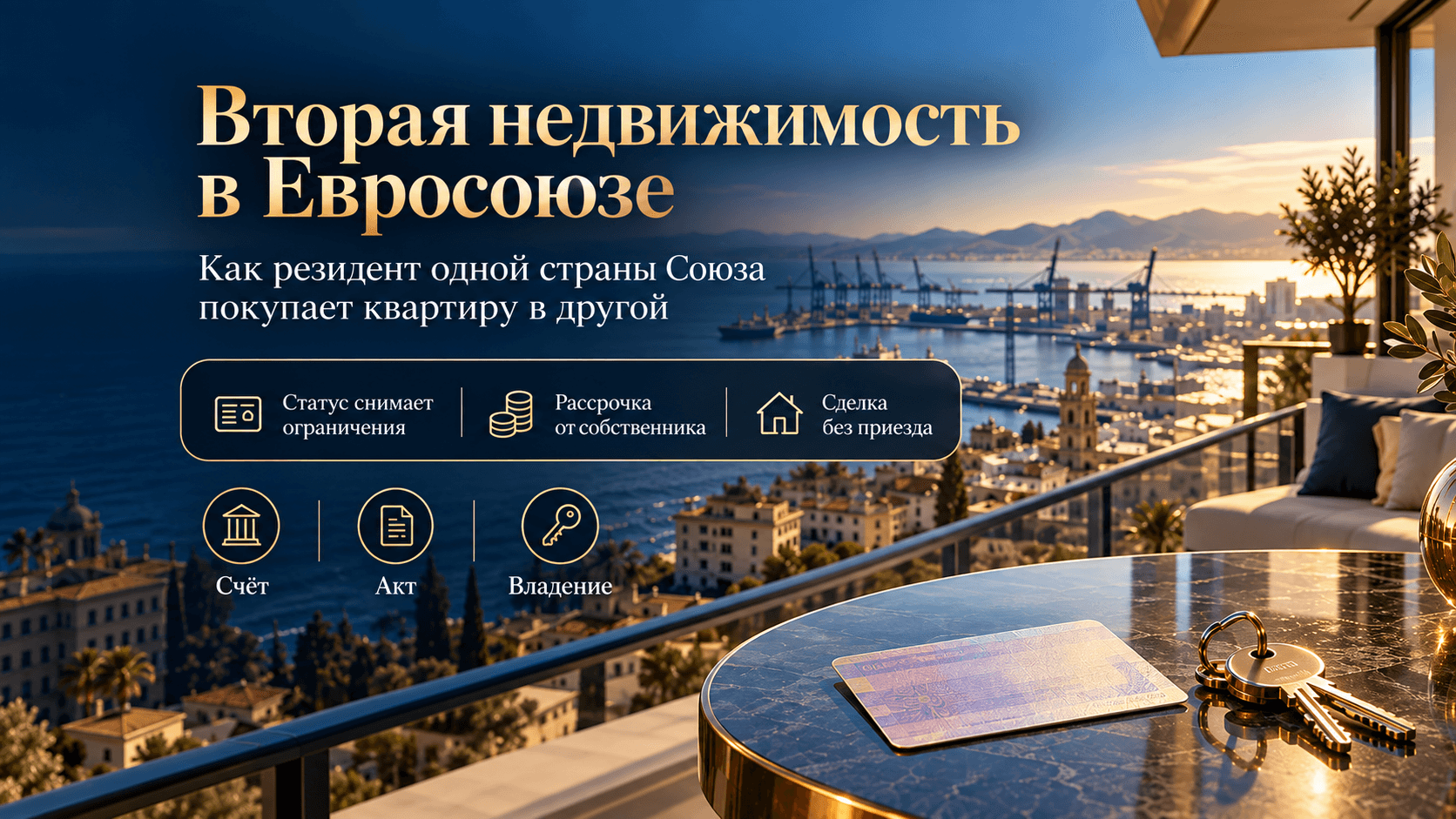 Вторая недвижимость в Евросоюзе: как резидент одной страны Союза покупает квартиру в другой