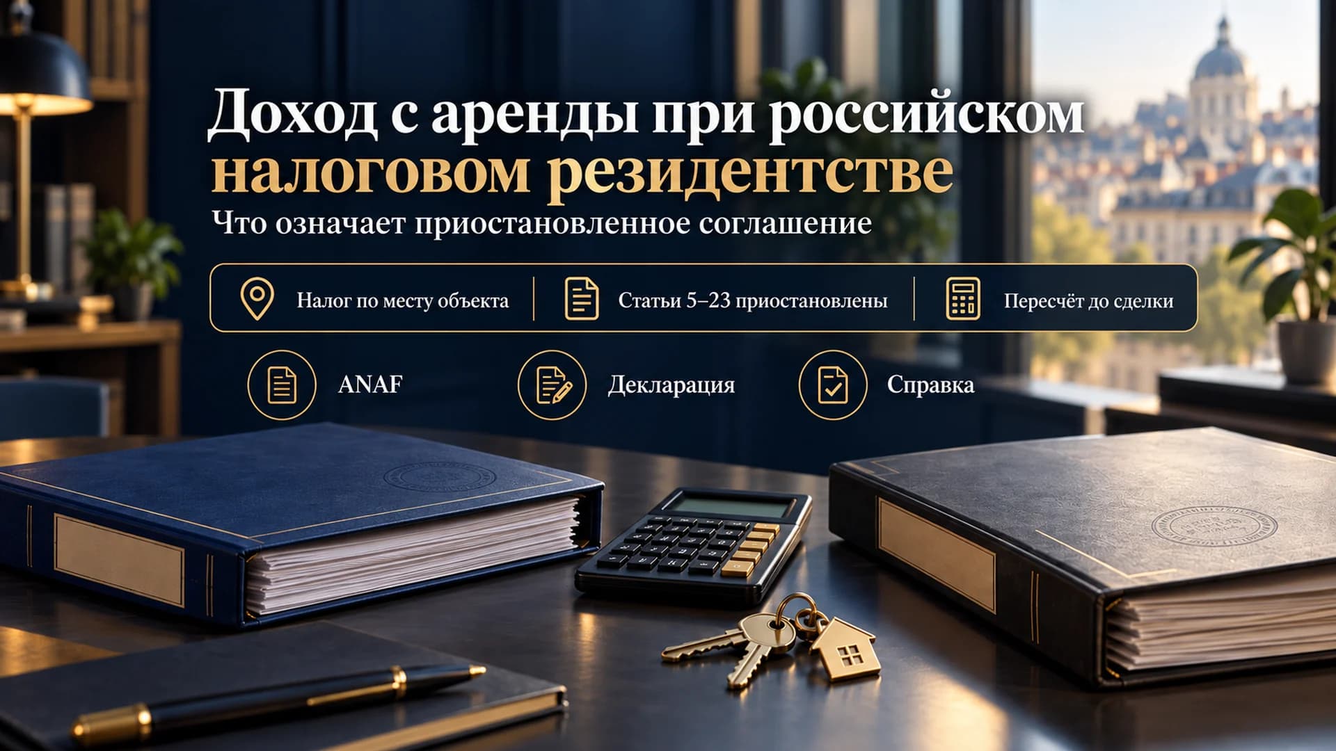 Доход с аренды в Евросоюзе при российском налоговом резидентстве: что означает приостановленное соглашение