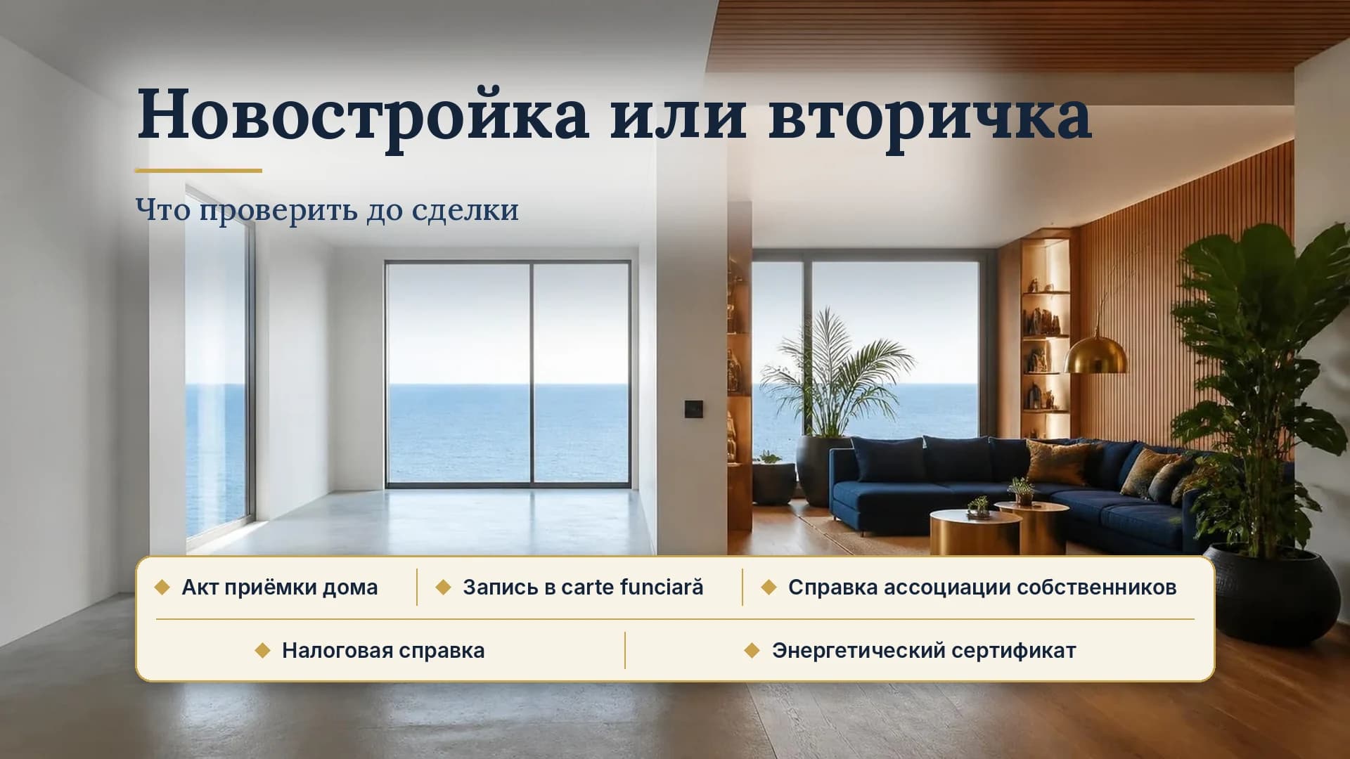 Новостройка или вторичное жильё в Евросоюзе: чем отличаются сделка, документы и проверка для покупателя из Украины