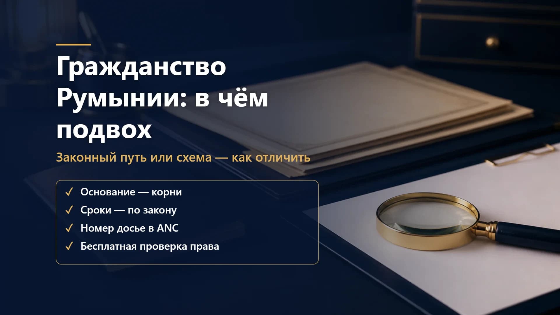 Гражданство Румынии для украинцев в 2026 году: в чём подвох и как отличить законный путь от схемы