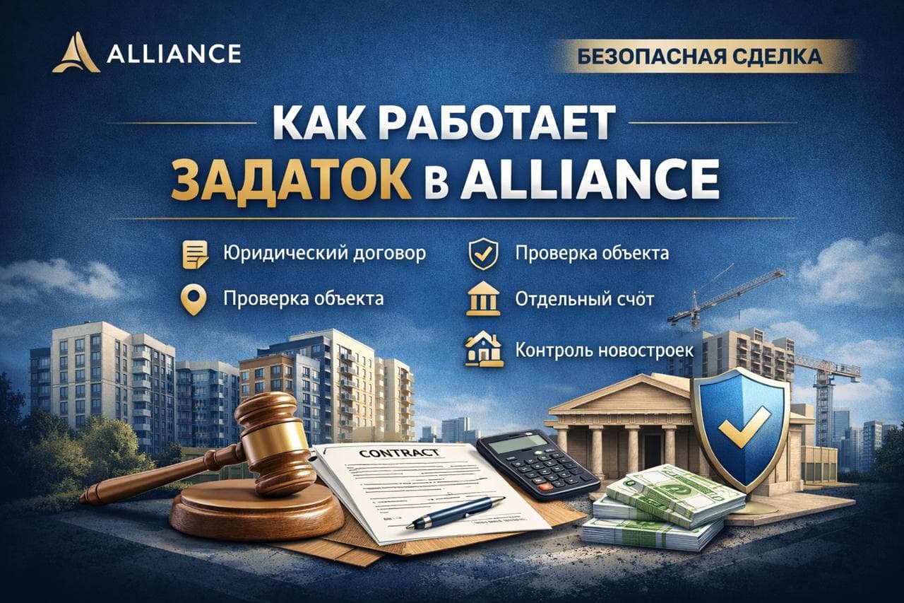 🔎 Как работает задаток в Alliance