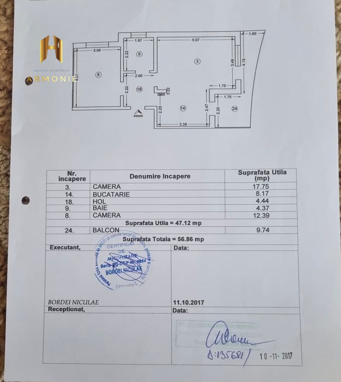 Квартира в Mamaia, 2 комн., 47 м² — фото 6