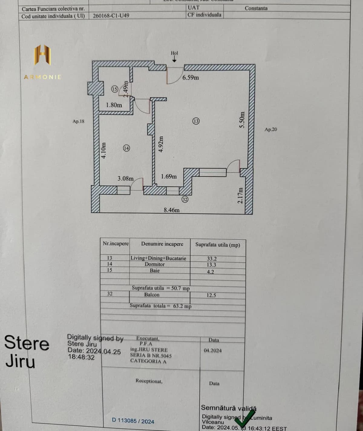 Квартира в Constanta, 2 комн., 50 м² — фото 7