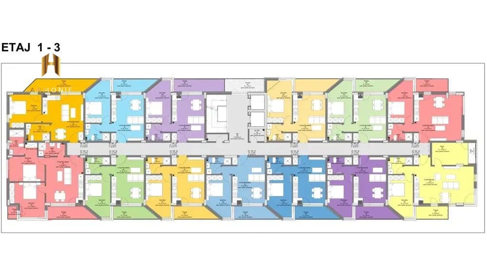 Квартира в Mamaia, 2 комн., 80 м² — фото 8
