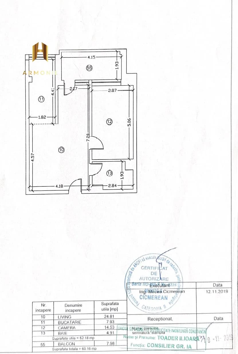 Квартира в Constanta, 2 комн., 60 м² — фото 9