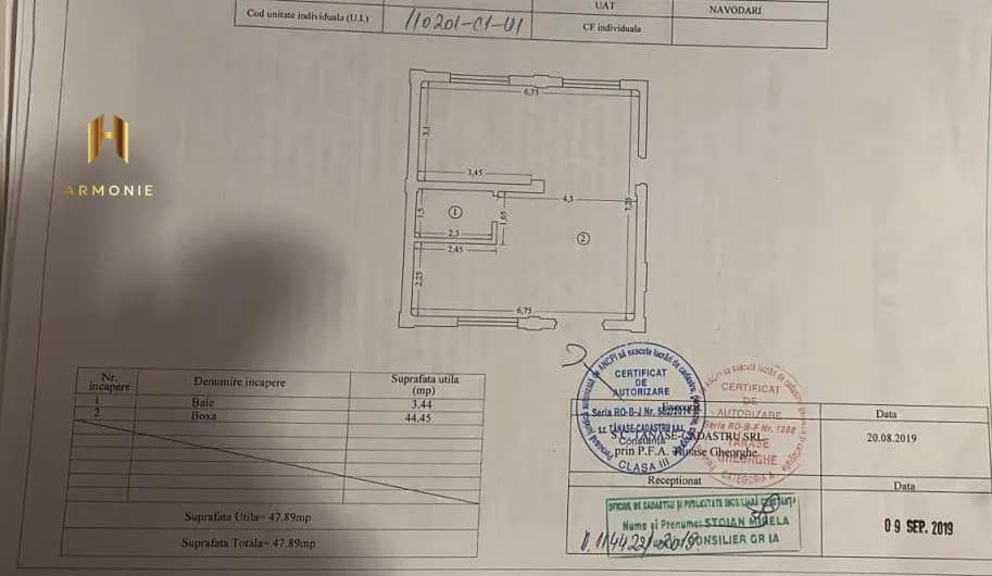 Квартира в Mamaia, 2 комн., 48 м² — фото 9