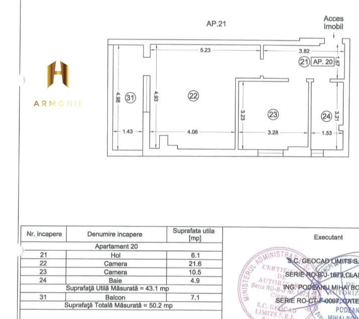 Квартира в Mamaia, 2 комн., 51 м² — фото 7