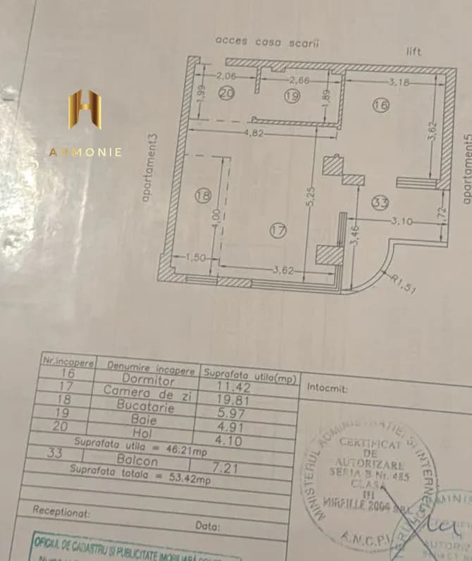 Квартира в Mamaia, 2 комн., 46 м² — фото 8