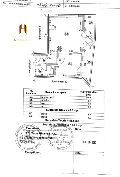 Квартира в Mamaia, 2 комн., 50 м² — фото 2