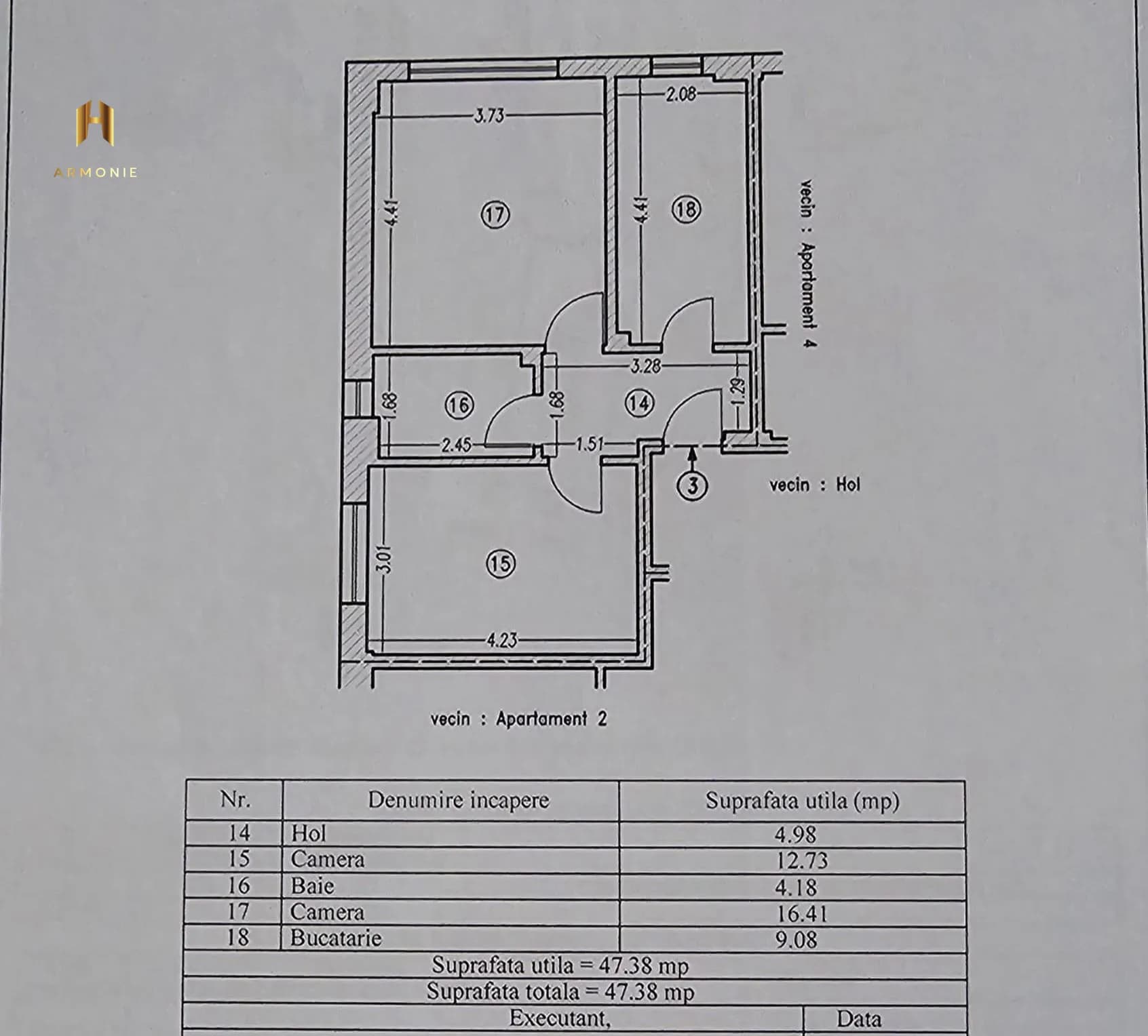 Квартира в Mamaia, 2 комн., 47 м² — фото 9