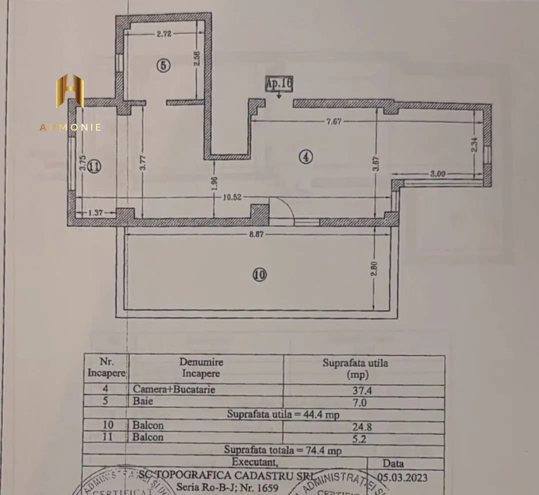 Квартира в Mamaia, 2 комн., 75 м² — фото 8