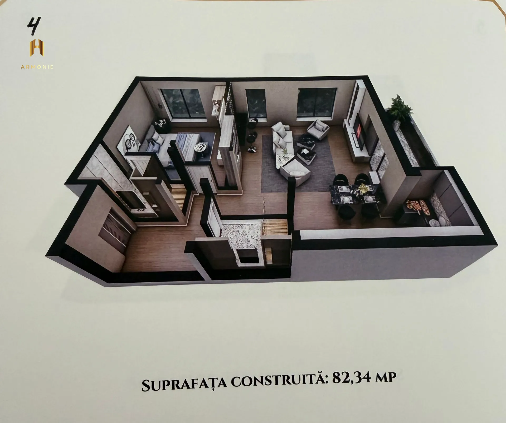 Квартира в Constanta, 2 комн., 82 м² — фото 6