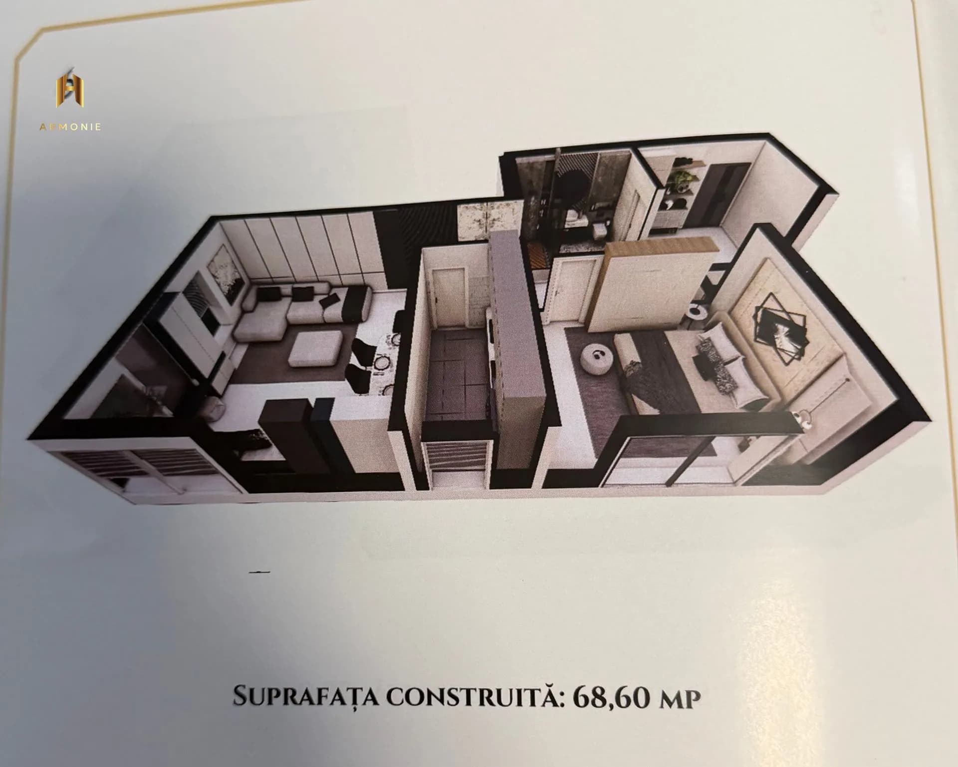 Квартира в Constanta, 2 комн., 68 м² — фото 6