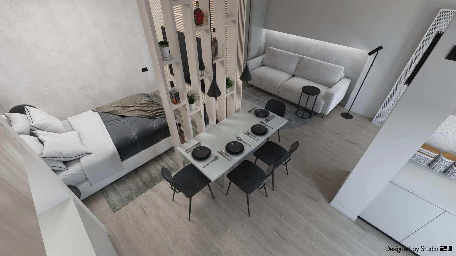 Квартира в Mamaia, 1 комн., 40 м² — фото 6